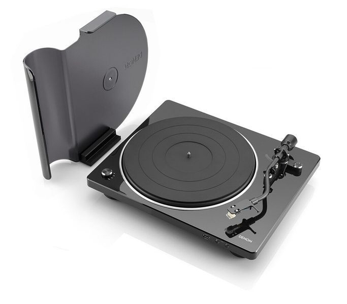 Проигрыватель виниловых дисков Denon DP-450USB Black 0112 фото