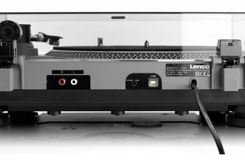 Проигрыватель виниловых дисков Lenco L3808G Silver 0224 фото