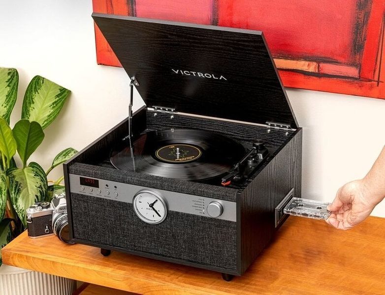 Програвач вінілових дисків Victrola VTA-830SB-BLK-INT Black 0308 фото